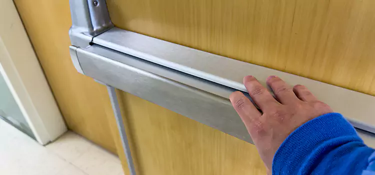 Installing a Push Bar on a Door Beverly